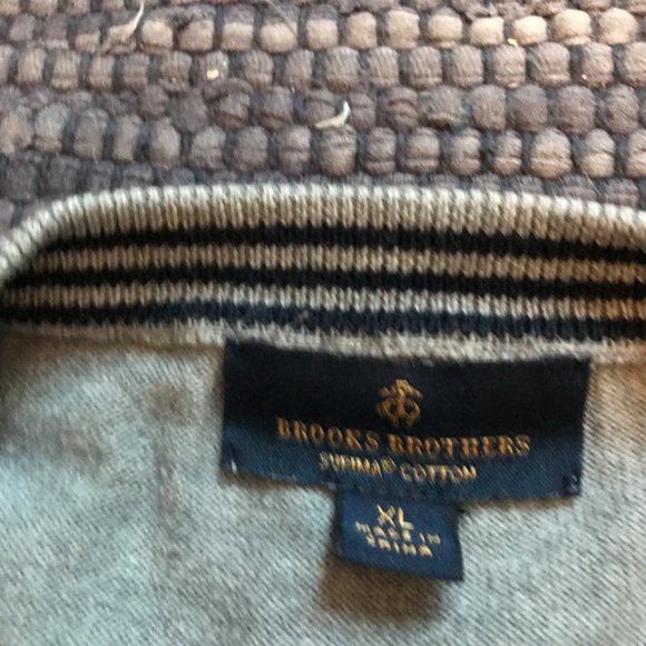 Brooks Brothers Supima Cotton Knit Vest in Grey XL - Picture 6 of 8